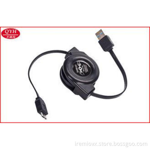 USB 3.0 to Micro USB Retractable Extension Cord Two Way ree